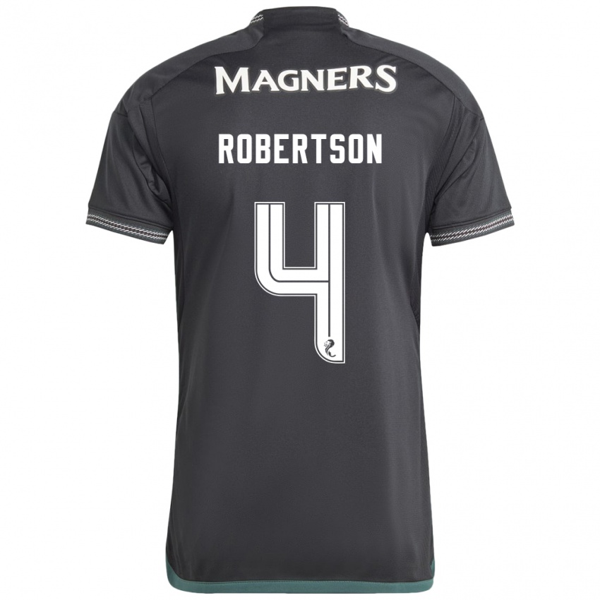 Niño Camiseta Lisa Robertson #4 Negro 2ª Equipación 2023/24 La Camisa México