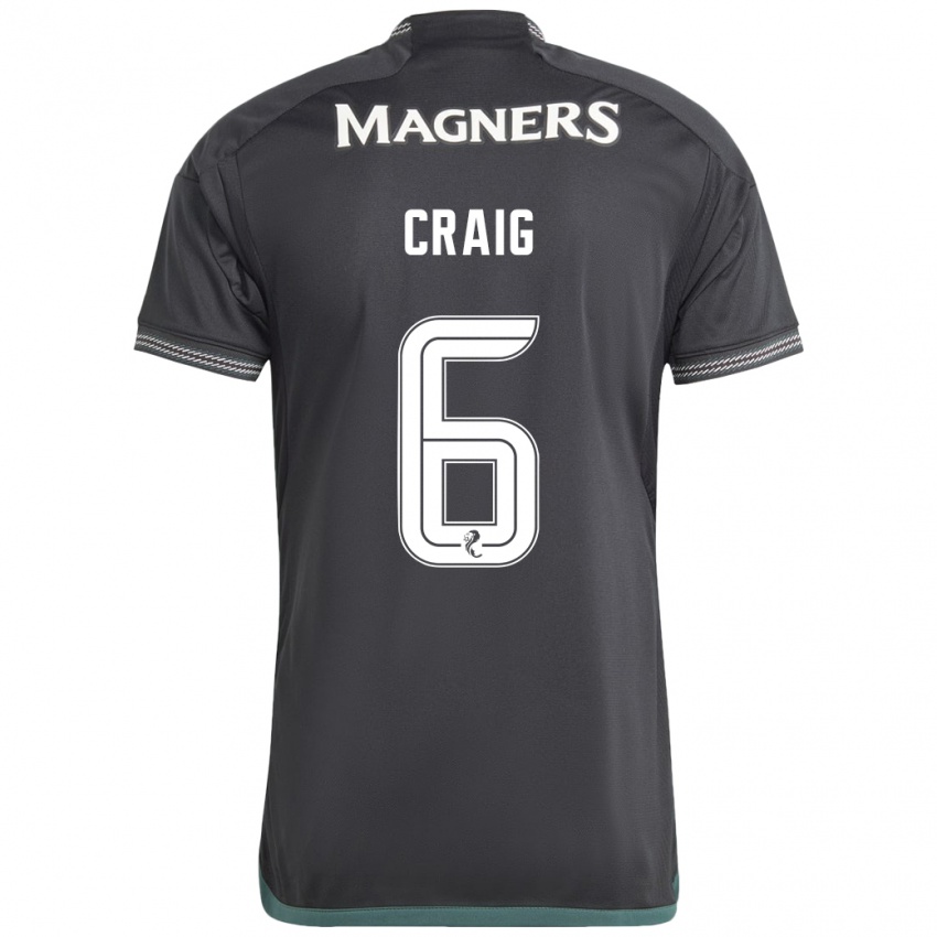 Niño Camiseta Chloe Craig #6 Negro 2ª Equipación 2023/24 La Camisa México