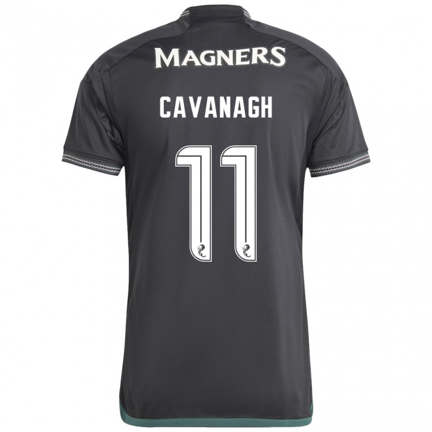 Niño Camiseta Colette Cavanagh #11 Negro 2ª Equipación 2023/24 La Camisa México