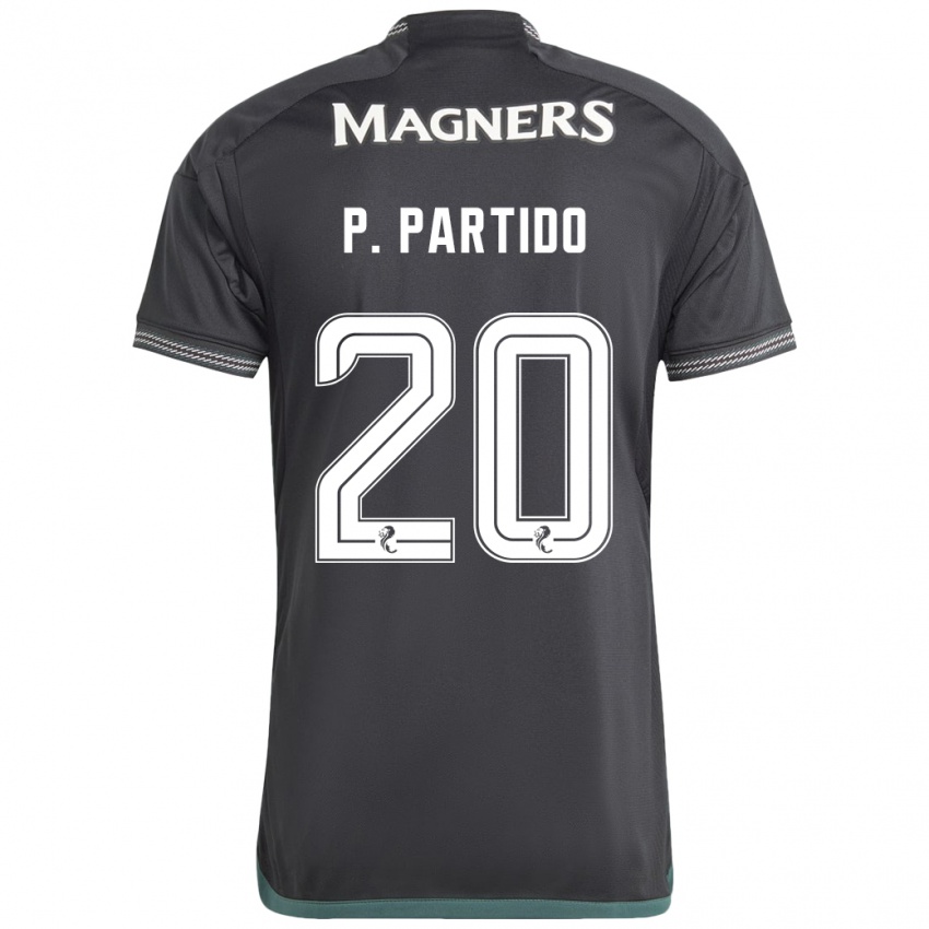 Niño Camiseta Paula Partido #20 Negro 2ª Equipación 2023/24 La Camisa México