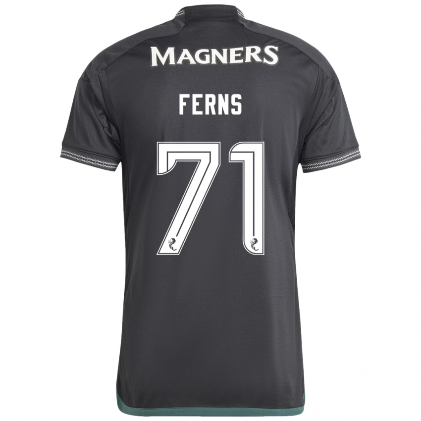 Niño Camiseta Abbie Ferns #71 Negro 2ª Equipación 2023/24 La Camisa México