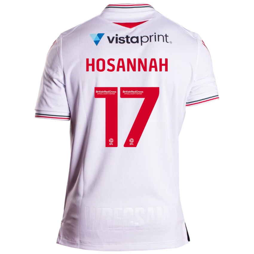 Niño Camiseta Bryce Hosannah #17 Blanco 2ª Equipación 2023/24 La Camisa México