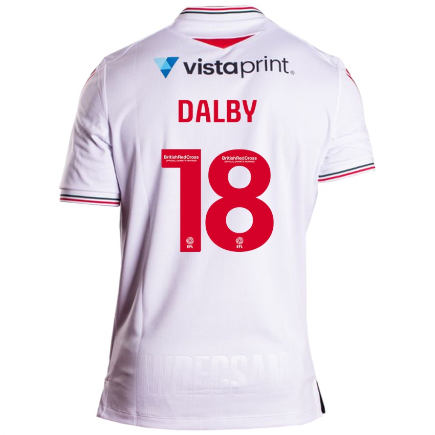 Niño Camiseta Sam Dalby #18 Blanco 2ª Equipación 2023/24 La Camisa México