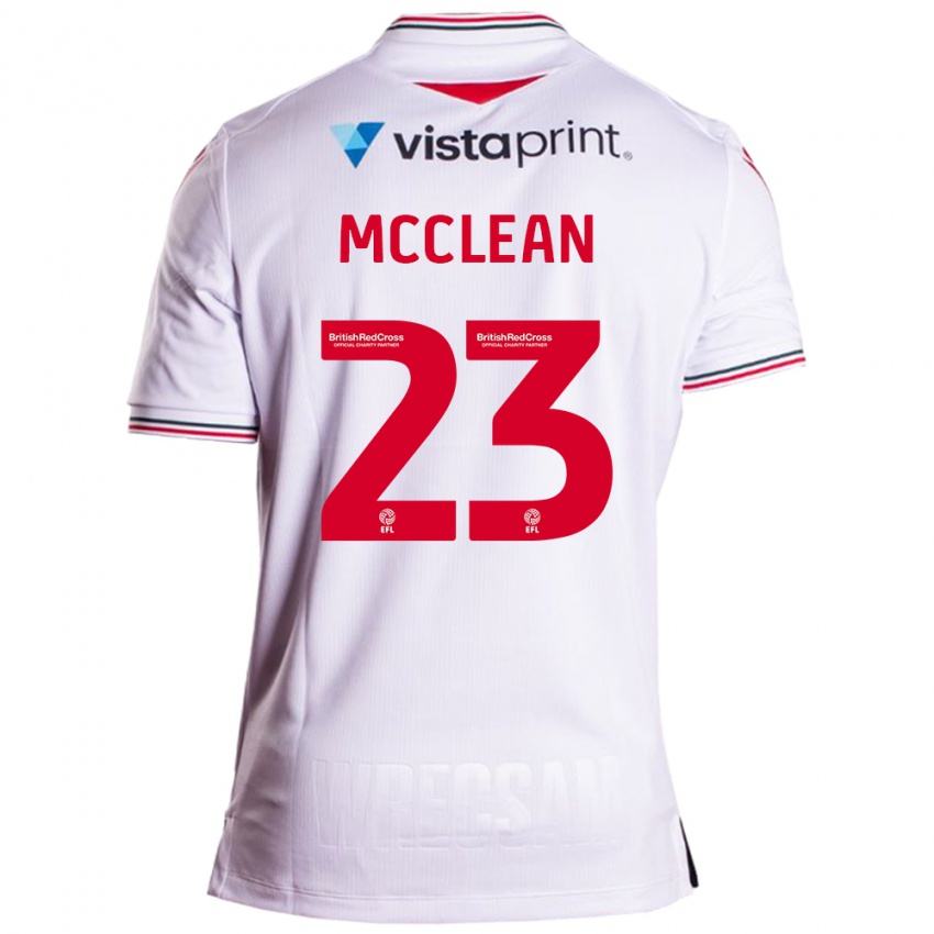 Niño Camiseta James Mcclean #23 Blanco 2ª Equipación 2023/24 La Camisa México