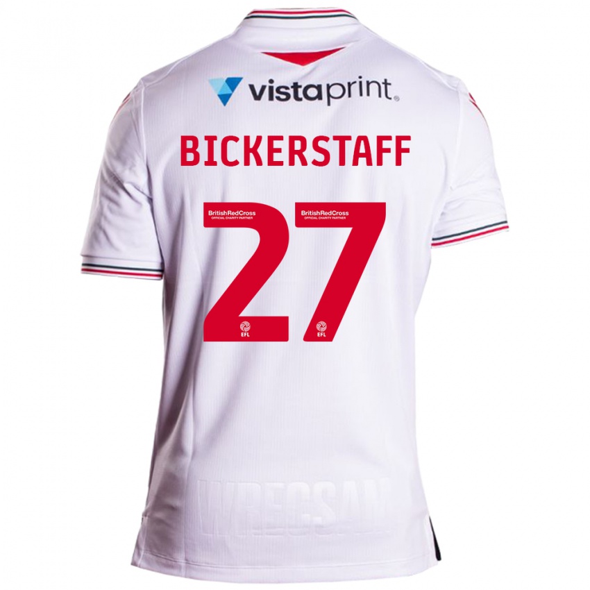 Niño Camiseta Jake Bickerstaff #27 Blanco 2ª Equipación 2023/24 La Camisa México