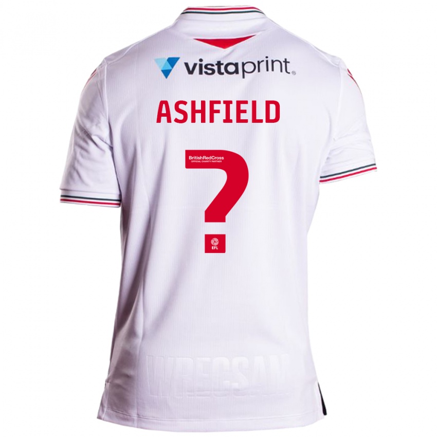 Niño Camiseta Harry Ashfield #0 Blanco 2ª Equipación 2023/24 La Camisa México