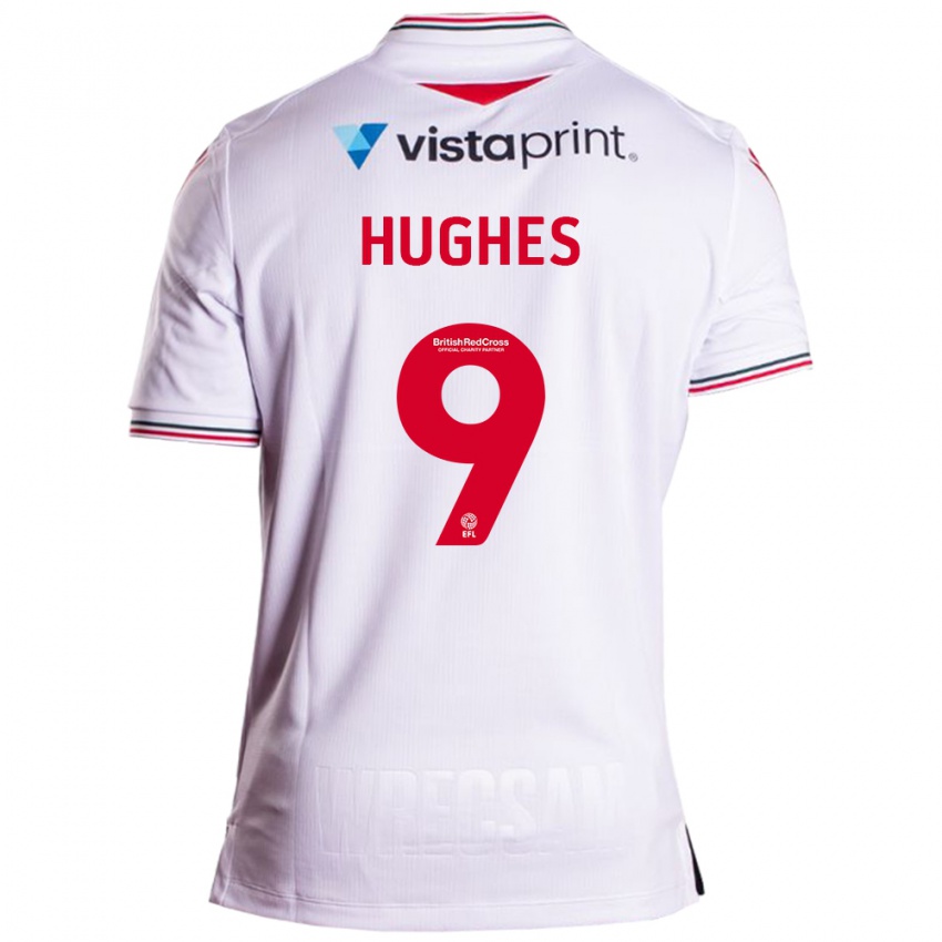 Niño Camiseta Rosie Hughes #9 Blanco 2ª Equipación 2023/24 La Camisa México