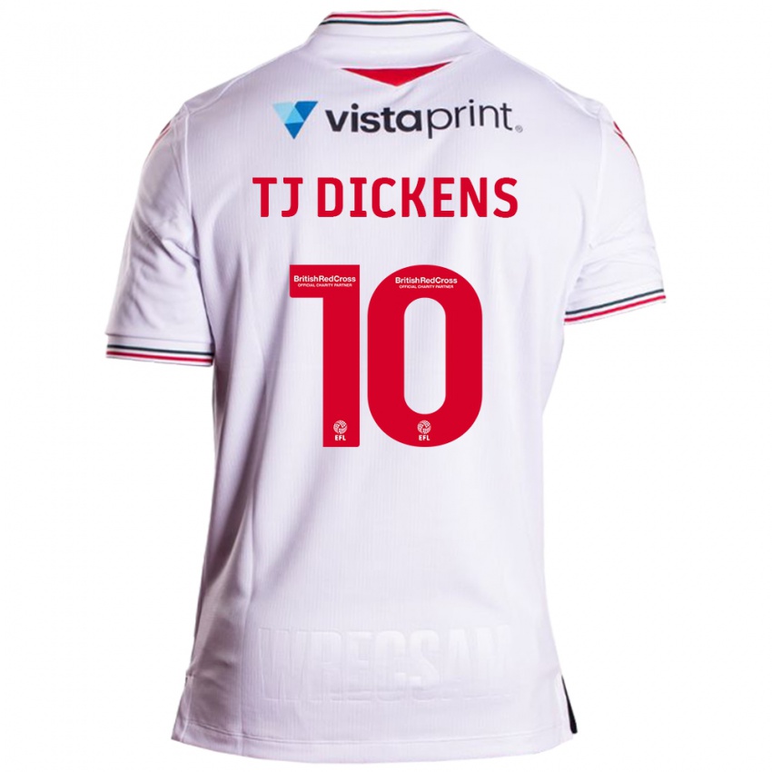 Niño Camiseta Tonicha Tj Dickens #10 Blanco 2ª Equipación 2023/24 La Camisa México