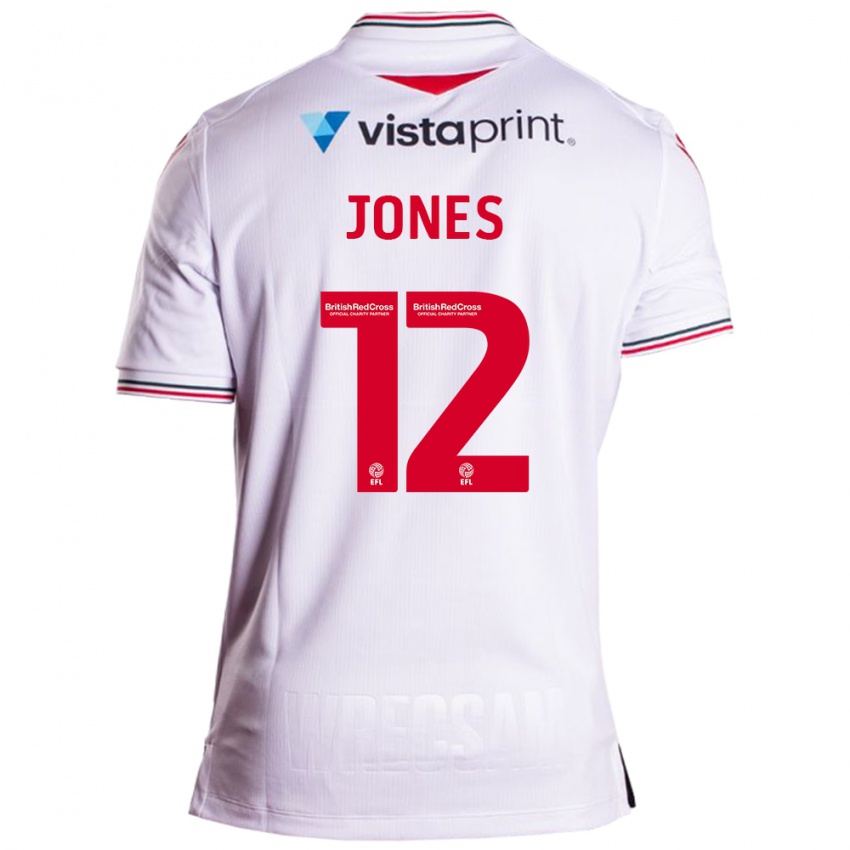 Niño Camiseta Carra Jones #12 Blanco 2ª Equipación 2023/24 La Camisa México