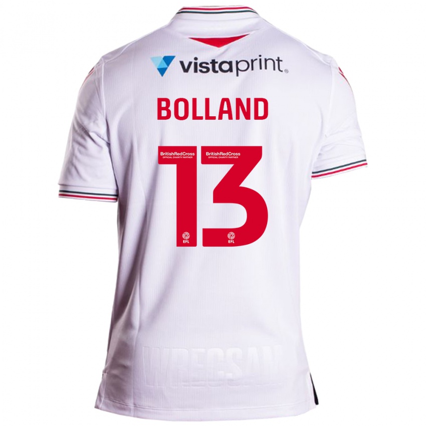 Niño Camiseta Charlotte Bolland #13 Blanco 2ª Equipación 2023/24 La Camisa México