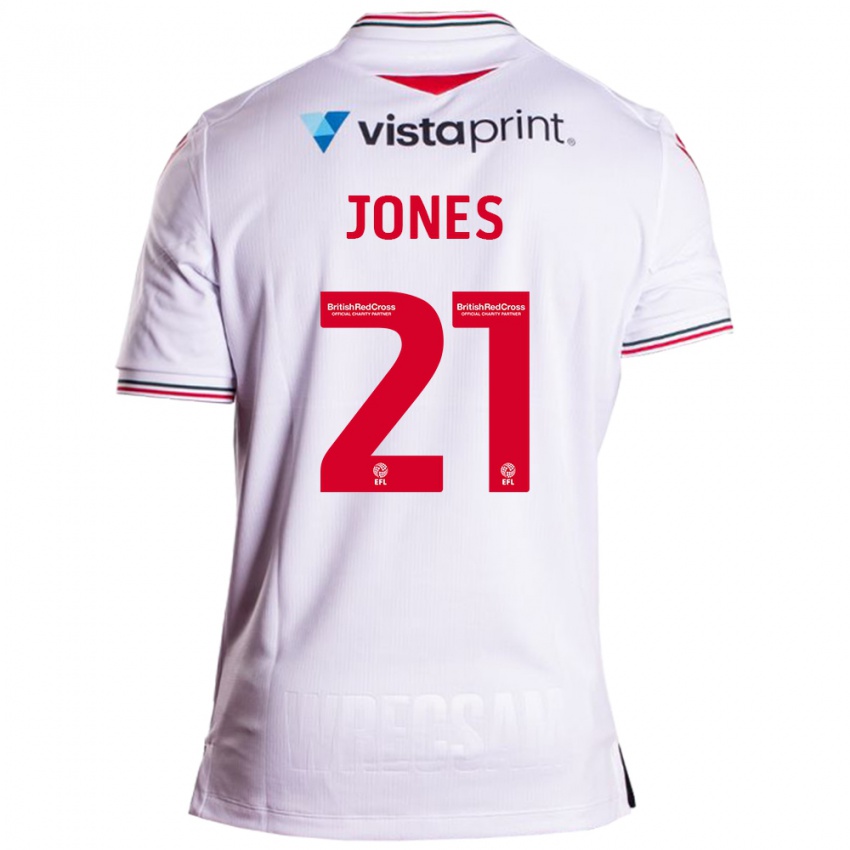 Niño Camiseta Lili Jones #21 Blanco 2ª Equipación 2023/24 La Camisa México