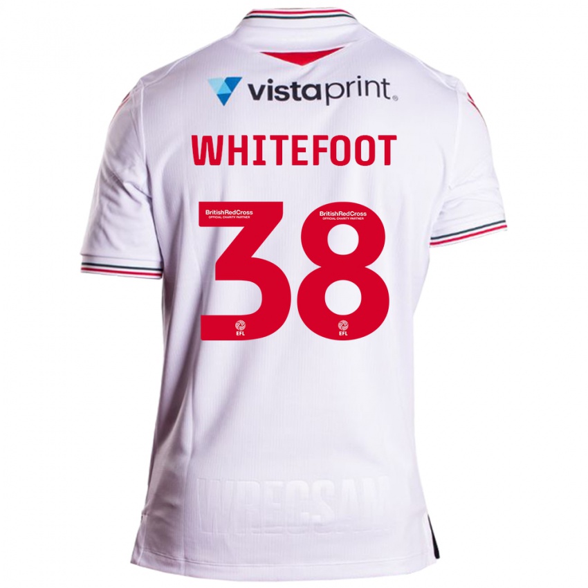 Niño Camiseta Lily Whitefoot #38 Blanco 2ª Equipación 2023/24 La Camisa México