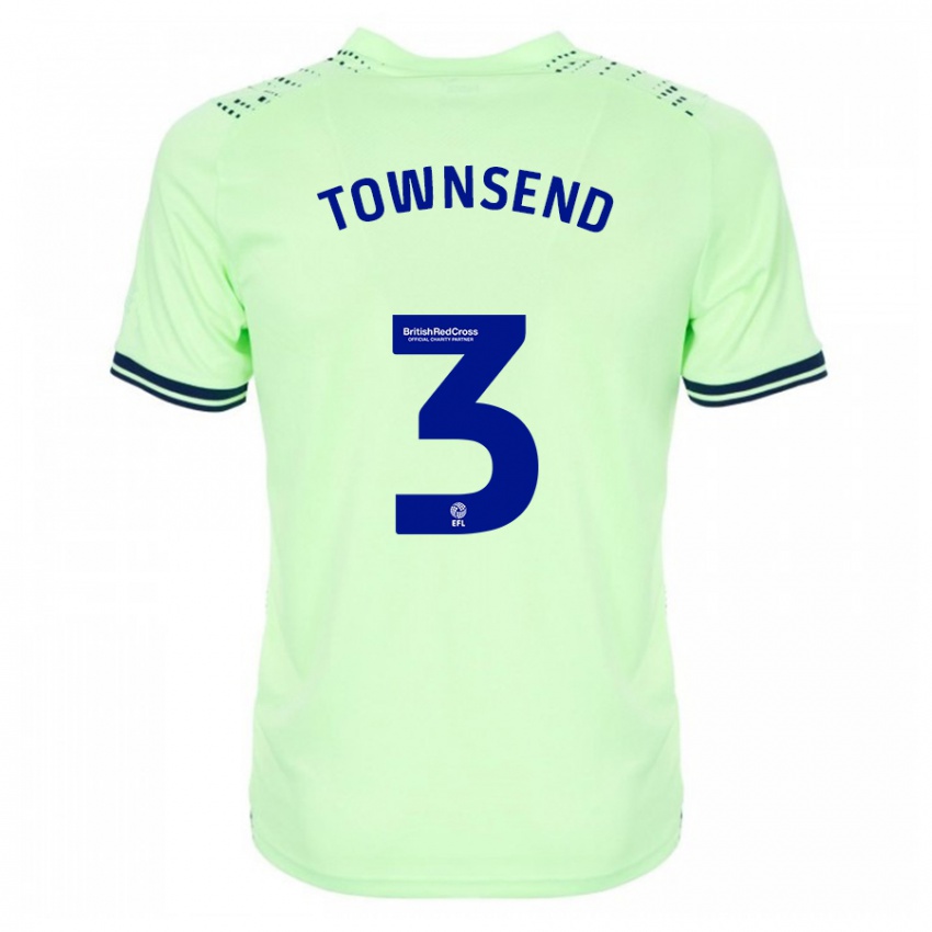 Niño Camiseta Conor Townsend #3 Armada 2ª Equipación 2023/24 La Camisa México
