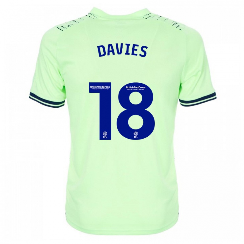 Niño Camiseta Jessica Davies #18 Armada 2ª Equipación 2023/24 La Camisa México