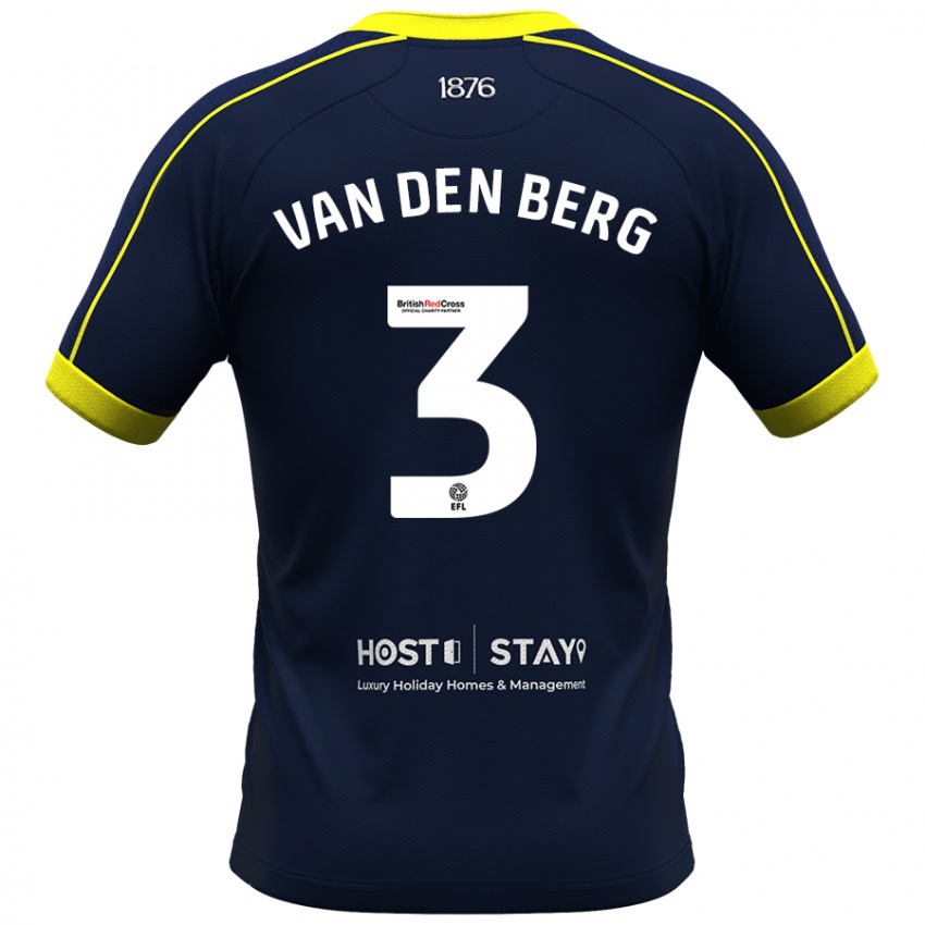 Niño Camiseta Rav Van Den Berg #3 Armada 2ª Equipación 2023/24 La Camisa México