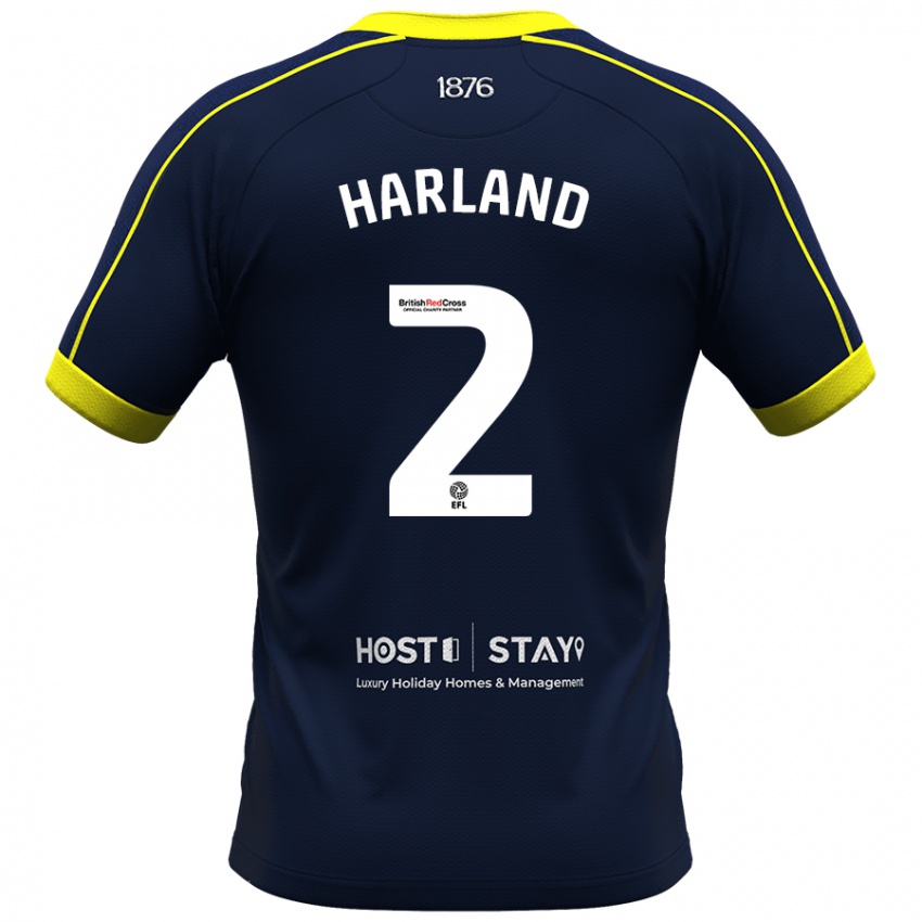 Niño Camiseta Jane Harland #2 Armada 2ª Equipación 2023/24 La Camisa México