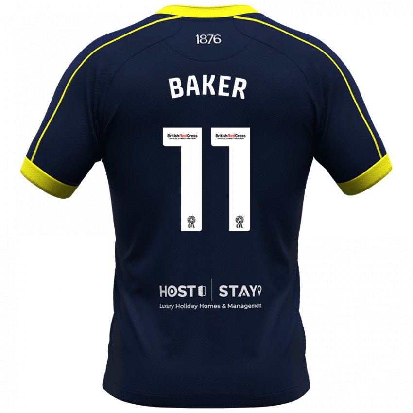 Niño Camiseta Ella Baker #11 Armada 2ª Equipación 2023/24 La Camisa México