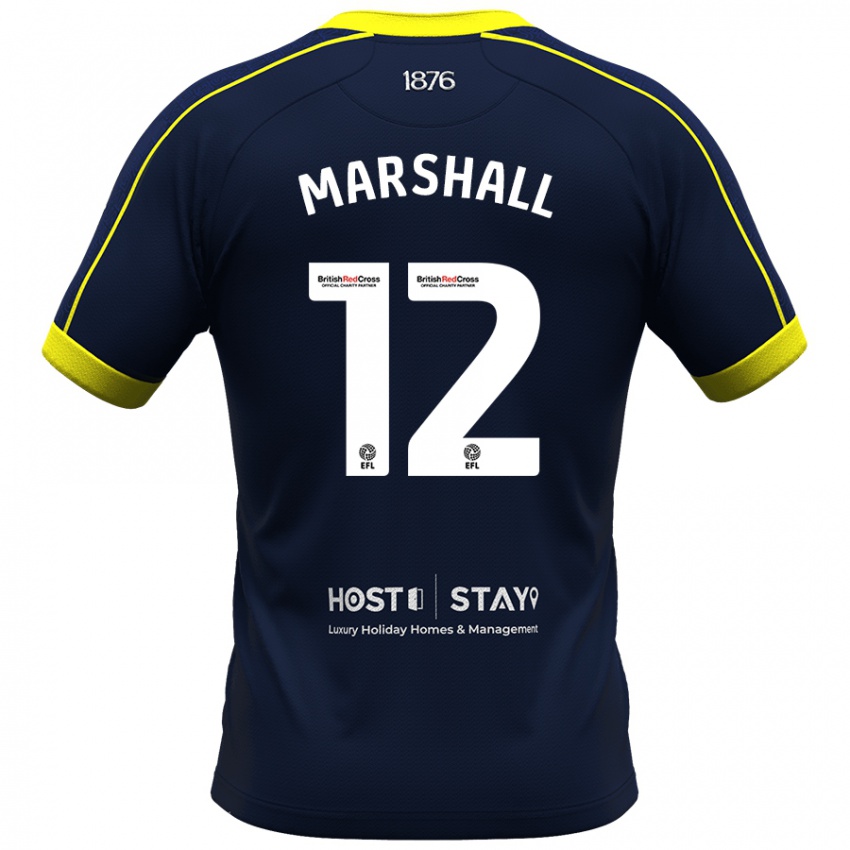 Niño Camiseta Eve Marshall #12 Armada 2ª Equipación 2023/24 La Camisa México