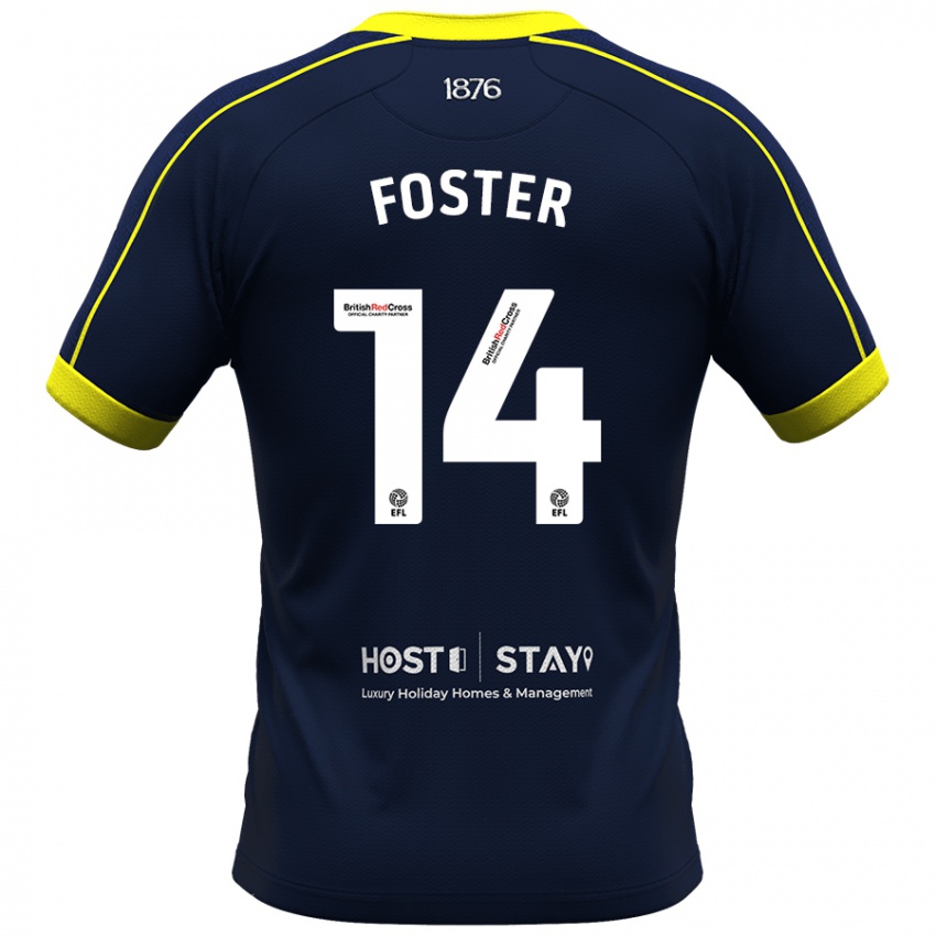 Niño Camiseta Emma Foster #14 Armada 2ª Equipación 2023/24 La Camisa México