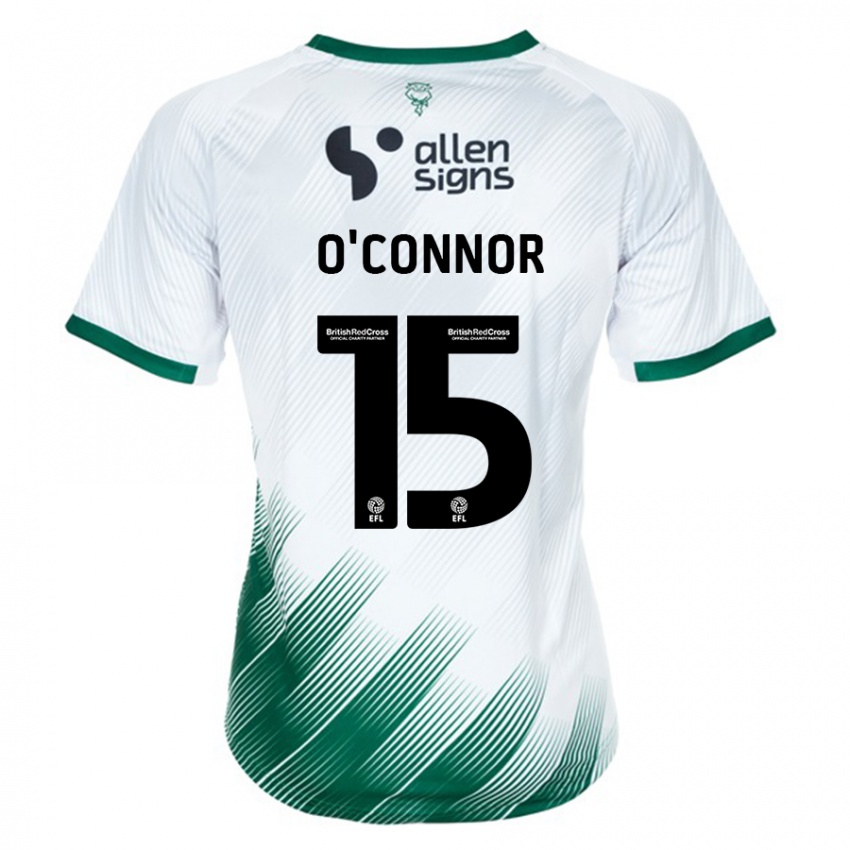 Niño Camiseta Paudie O'connor #15 Blanco 2ª Equipación 2023/24 La Camisa México