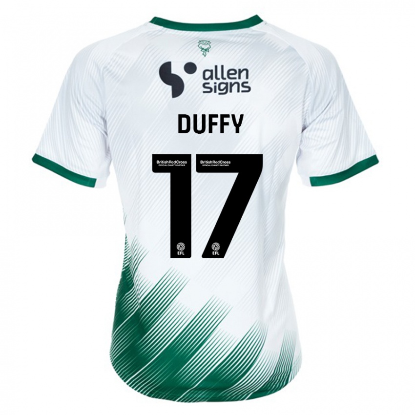 Niño Camiseta Dylan Duffy #17 Blanco 2ª Equipación 2023/24 La Camisa México