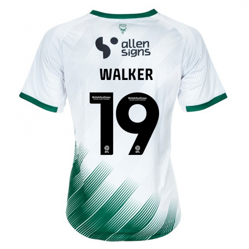 Niño Camiseta Tyler Walker #19 Blanco 2ª Equipación 2023/24 La Camisa México