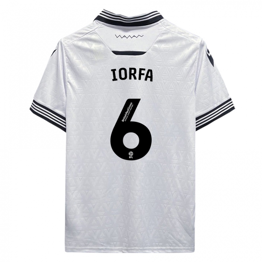 Niño Camiseta Dominic Iorfa #6 Blanco 2ª Equipación 2023/24 La Camisa México