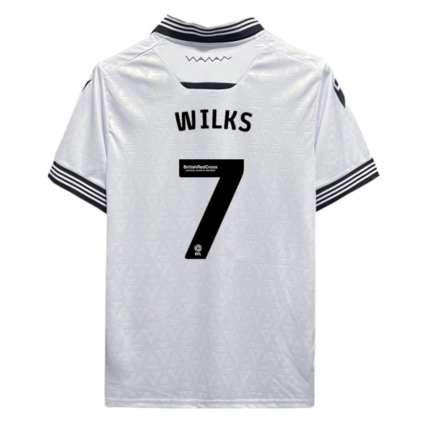 Niño Camiseta Mallik Wilks #7 Blanco 2ª Equipación 2023/24 La Camisa México