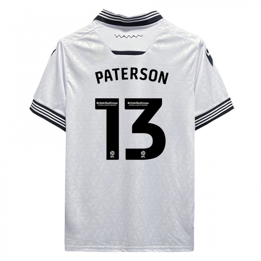 Niño Camiseta Callum Paterson #13 Blanco 2ª Equipación 2023/24 La Camisa México