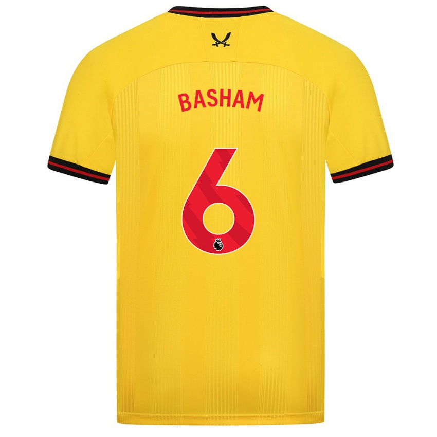 Niño Camiseta Chris Basham #6 Amarillo 2ª Equipación 2023/24 La Camisa México