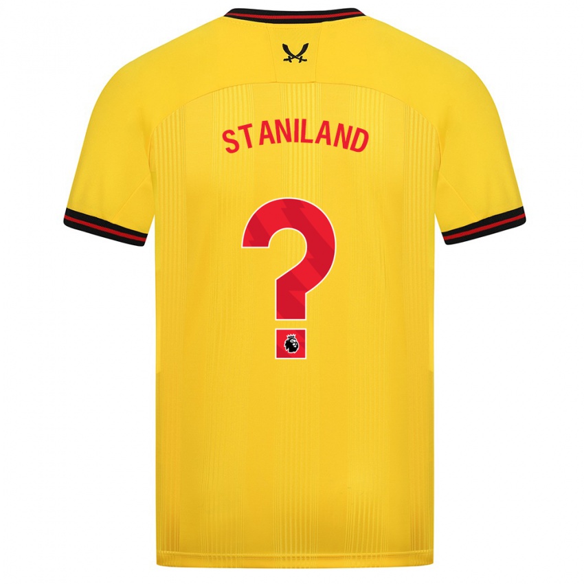 Niño Camiseta Charlie Staniland #0 Amarillo 2ª Equipación 2023/24 La Camisa México