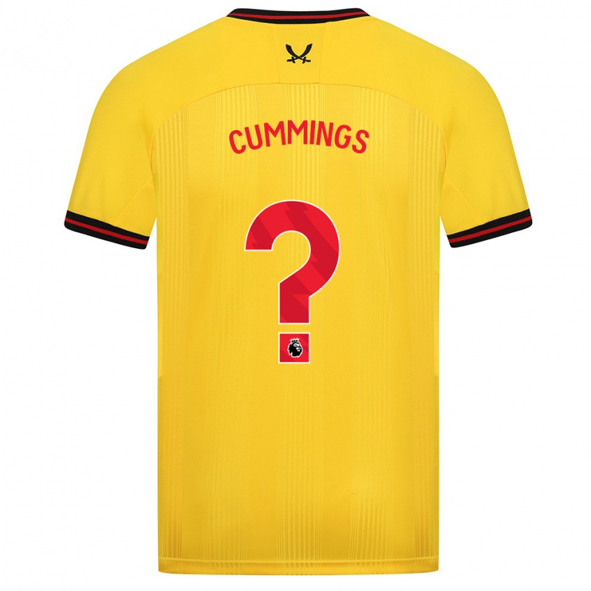 Niño Camiseta Ethan Cummings #0 Amarillo 2ª Equipación 2023/24 La Camisa México