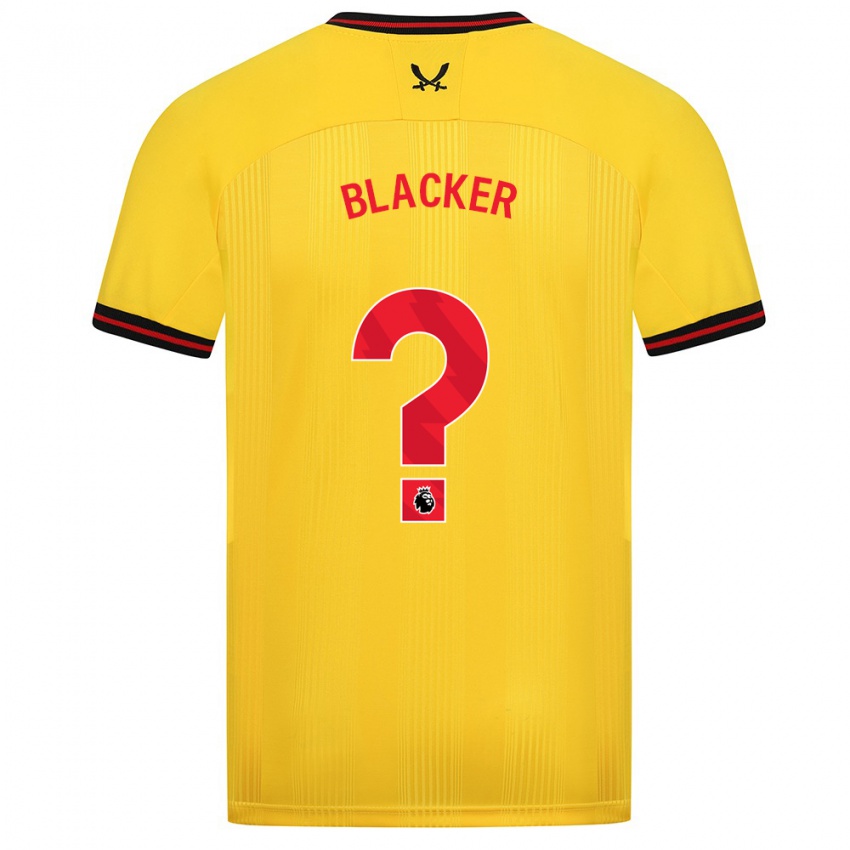 Niño Camiseta Billy Blacker #0 Amarillo 2ª Equipación 2023/24 La Camisa México