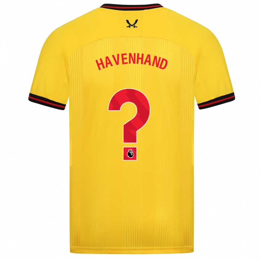 Niño Camiseta Kurtis Havenhand #0 Amarillo 2ª Equipación 2023/24 La Camisa México