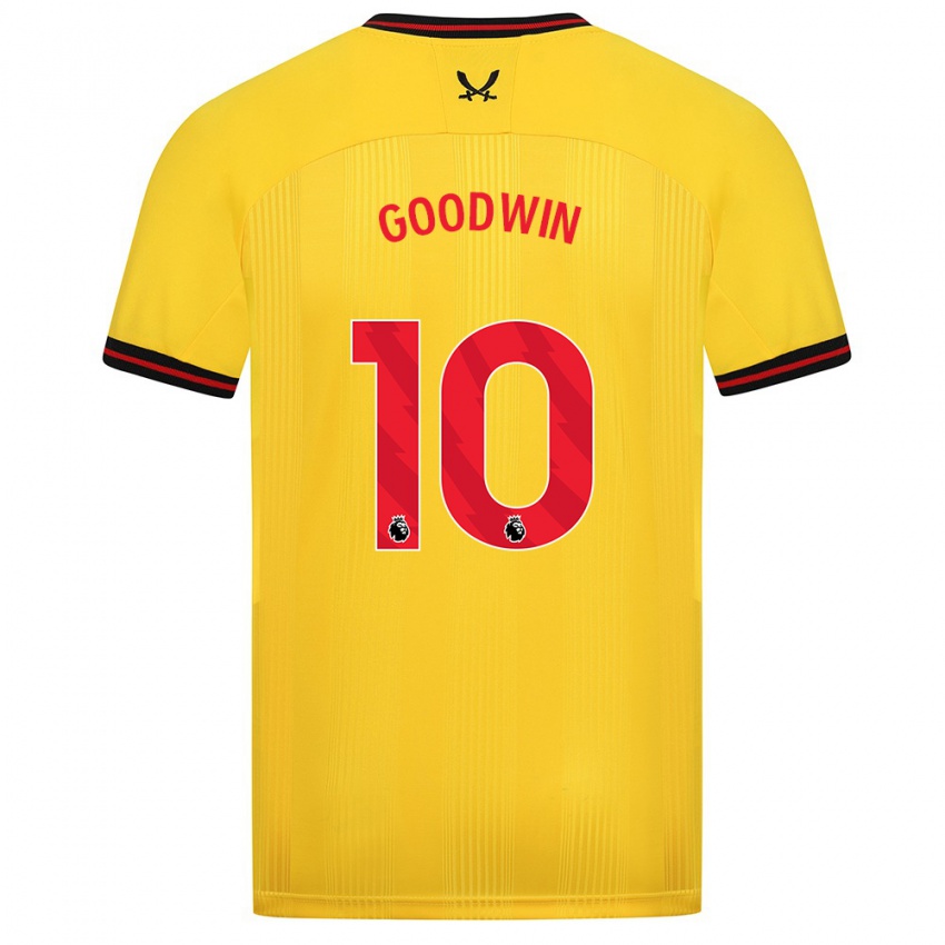 Niño Camiseta Isobel Goodwin #10 Amarillo 2ª Equipación 2023/24 La Camisa México