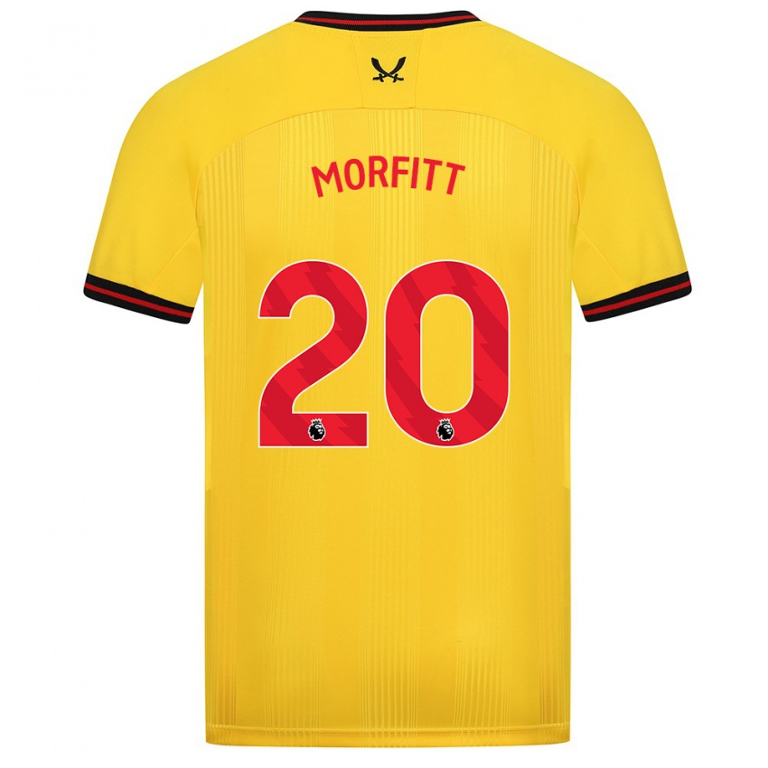 Niño Camiseta Izzy Morfitt #20 Amarillo 2ª Equipación 2023/24 La Camisa México