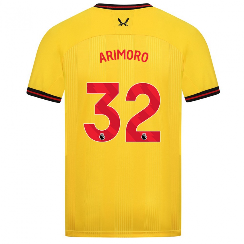 Niño Camiseta Juliet Khinde Adebowale-Arimoro #32 Amarillo 2ª Equipación 2023/24 La Camisa México