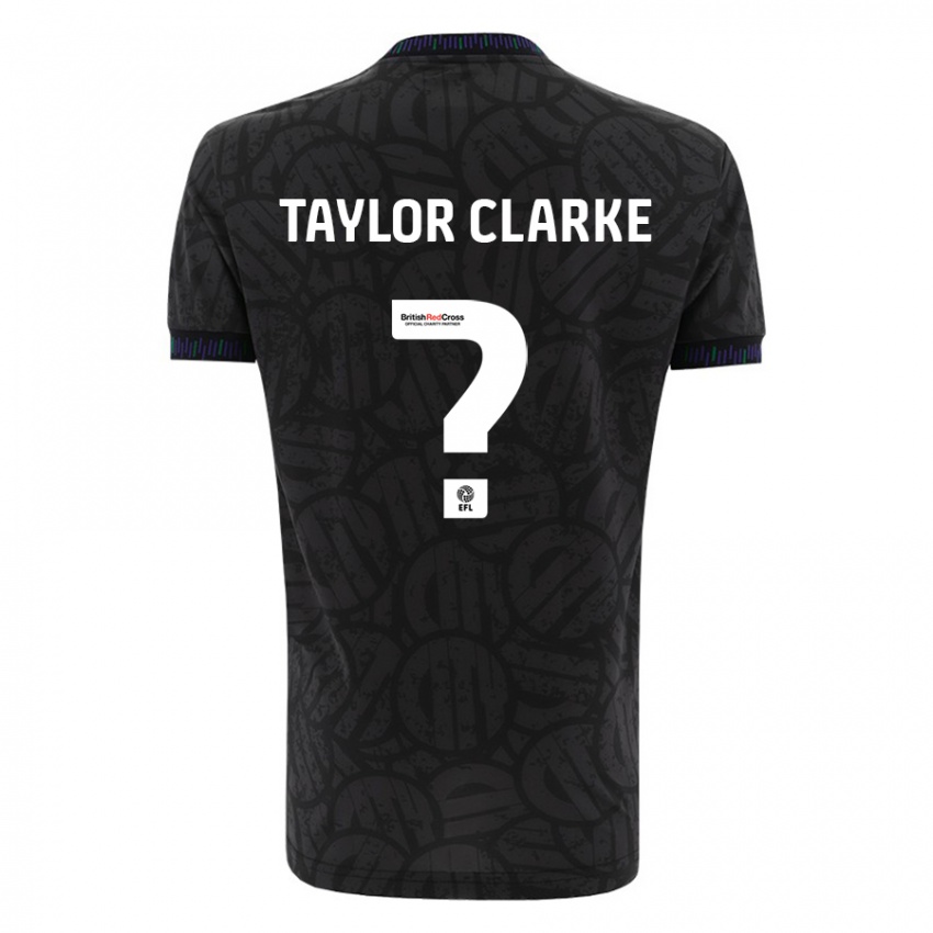 Niño Camiseta Omar Taylor-Clarke #0 Negro 2ª Equipación 2023/24 La Camisa México