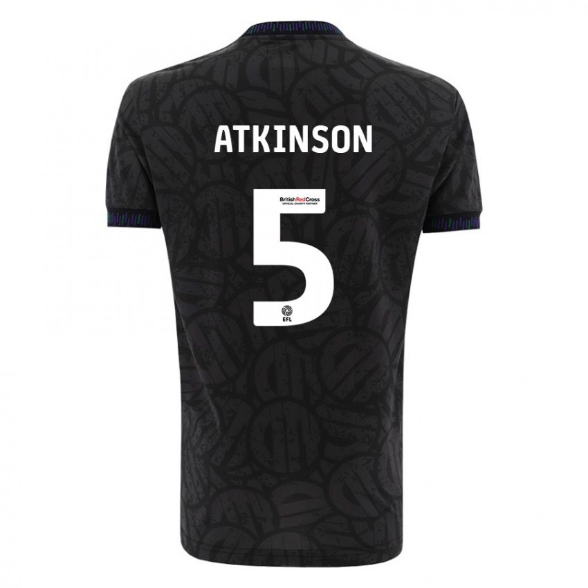 Niño Camiseta Rob Atkinson #5 Negro 2ª Equipación 2023/24 La Camisa México