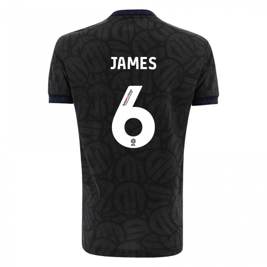 Niño Camiseta Matty James #6 Negro 2ª Equipación 2023/24 La Camisa México