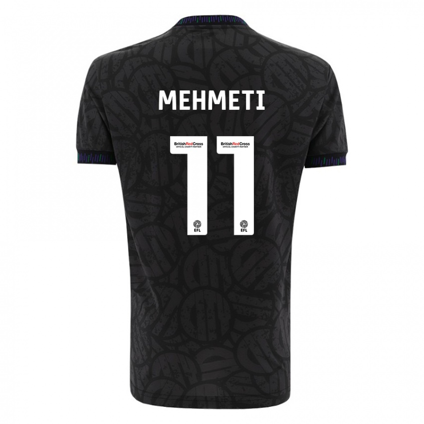 Niño Camiseta Anis Mehmeti #11 Negro 2ª Equipación 2023/24 La Camisa México