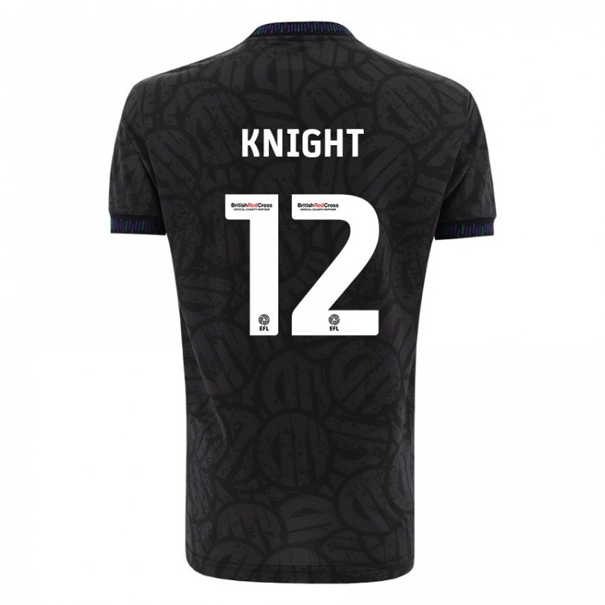 Niño Camiseta Jason Knight #12 Negro 2ª Equipación 2023/24 La Camisa México