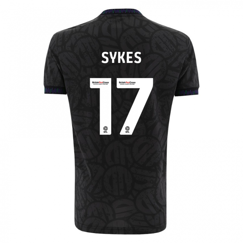 Niño Camiseta Mark Sykes #17 Negro 2ª Equipación 2023/24 La Camisa México