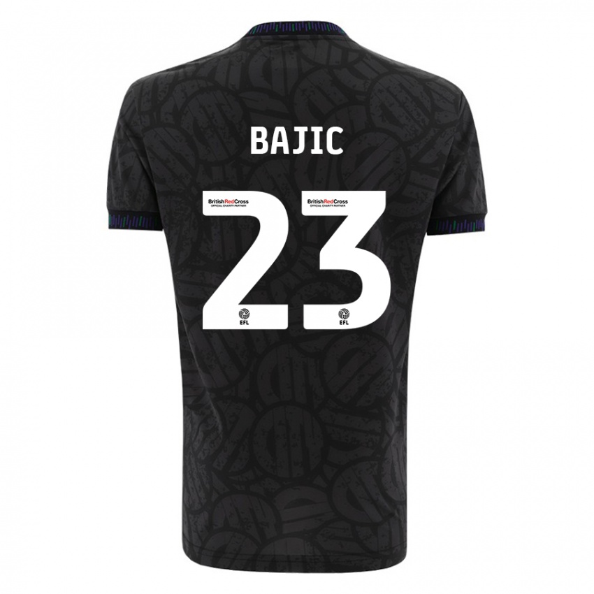 Niño Camiseta Stefan Bajic #23 Negro 2ª Equipación 2023/24 La Camisa México