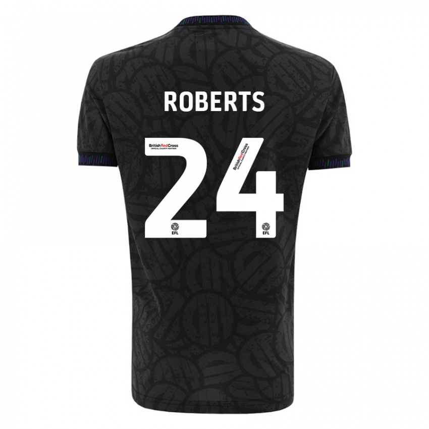 Niño Camiseta Haydon Roberts #24 Negro 2ª Equipación 2023/24 La Camisa México