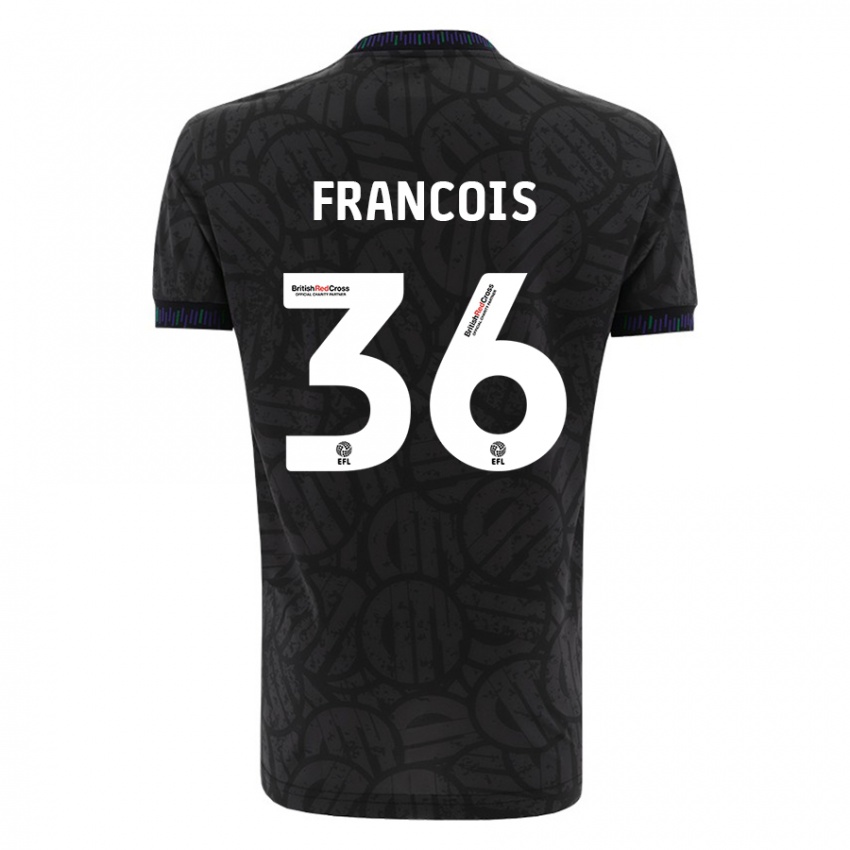 Niño Camiseta Marlee Francois #36 Negro 2ª Equipación 2023/24 La Camisa México