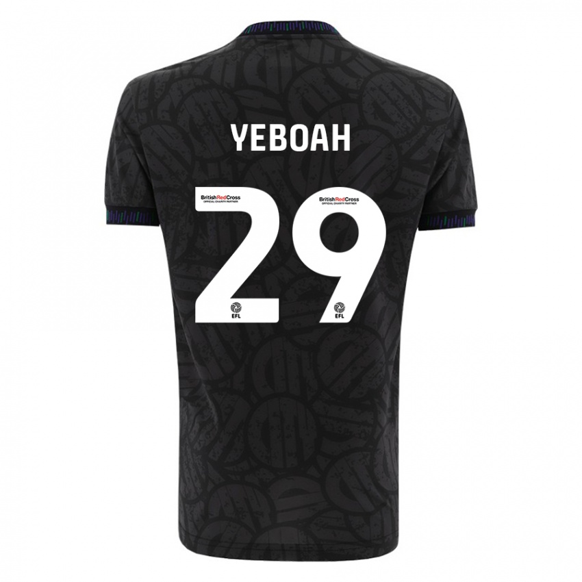 Niño Camiseta Ephraim Yeboah #29 Negro 2ª Equipación 2023/24 La Camisa México