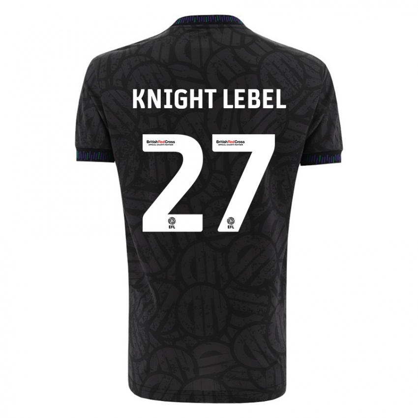 Niño Camiseta Jamie Knight-Lebel #27 Negro 2ª Equipación 2023/24 La Camisa México