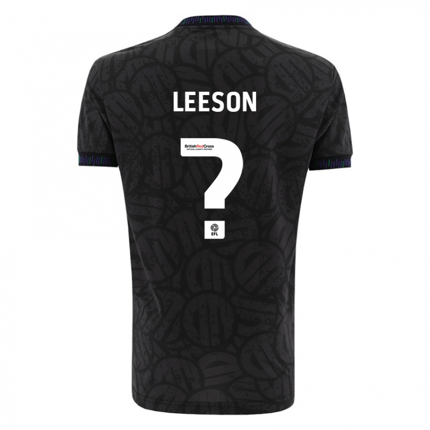 Niño Camiseta Harry Leeson #0 Negro 2ª Equipación 2023/24 La Camisa México