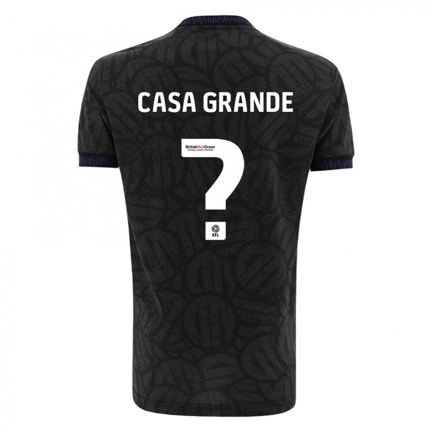 Niño Camiseta Josey Casa-Grande #0 Negro 2ª Equipación 2023/24 La Camisa México